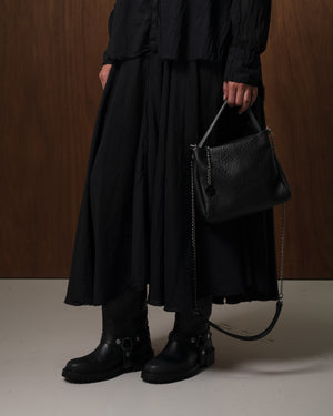 Pauline Leather Handbag Black
