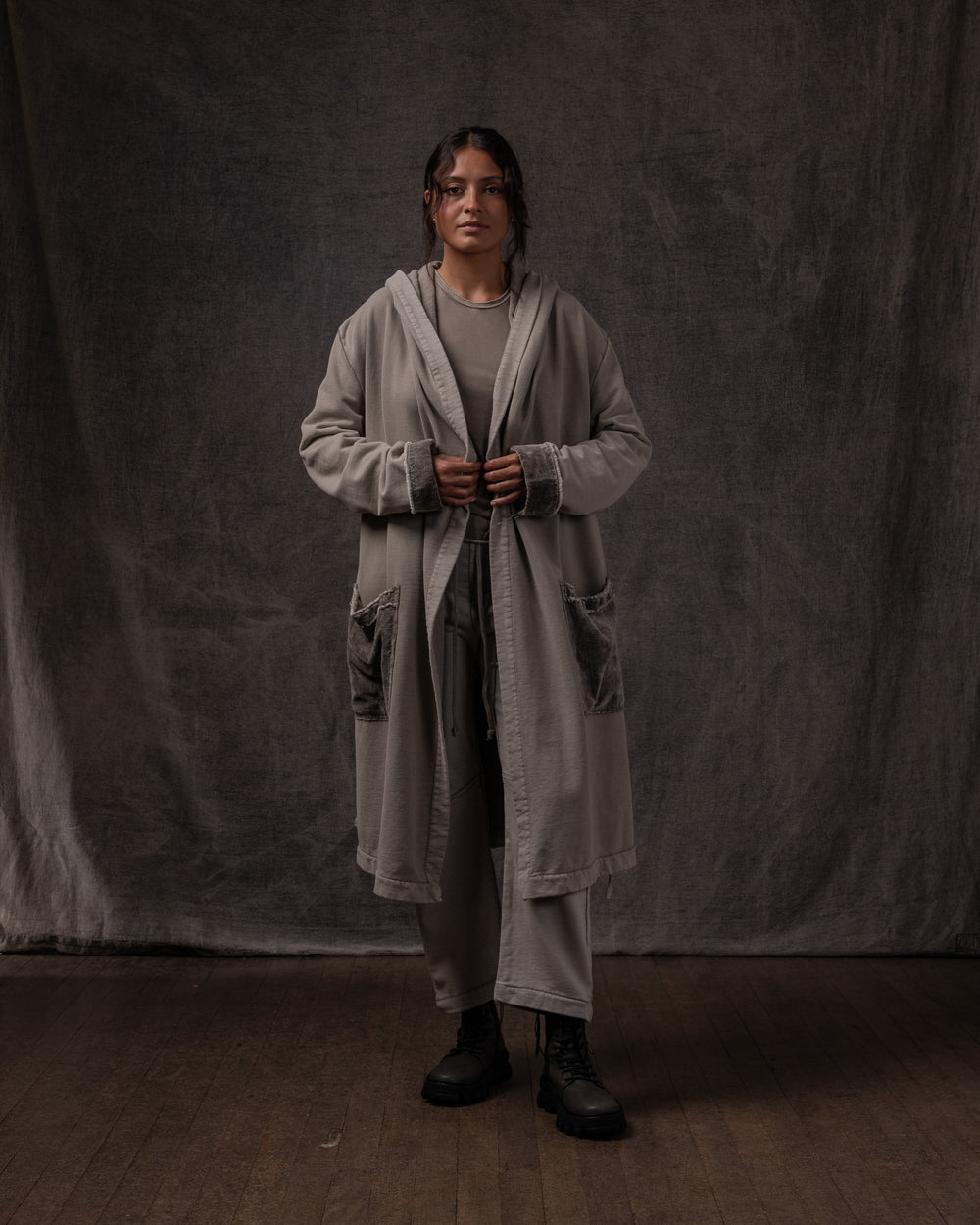 Hooded Coat Dune