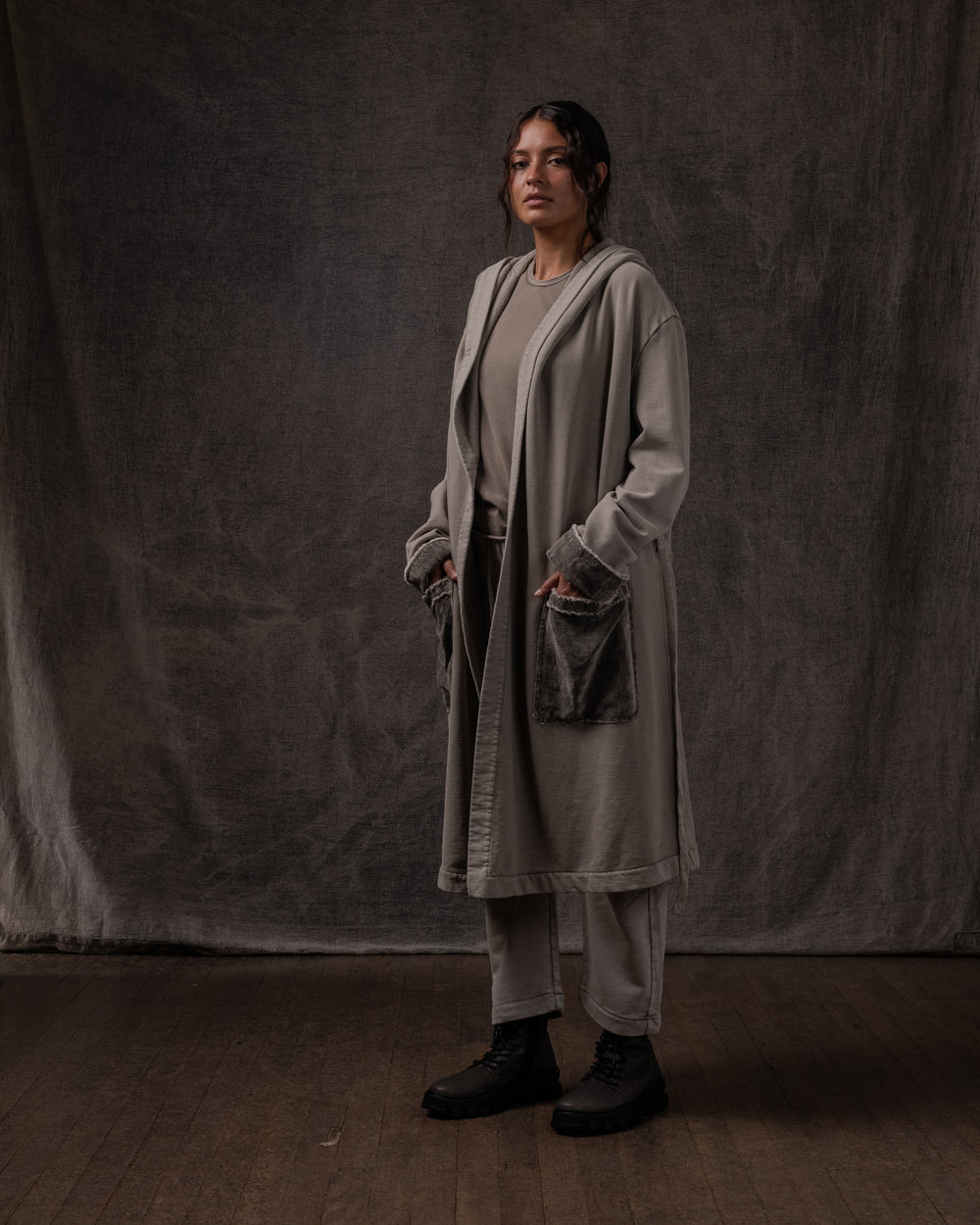 Hooded Coat Dune