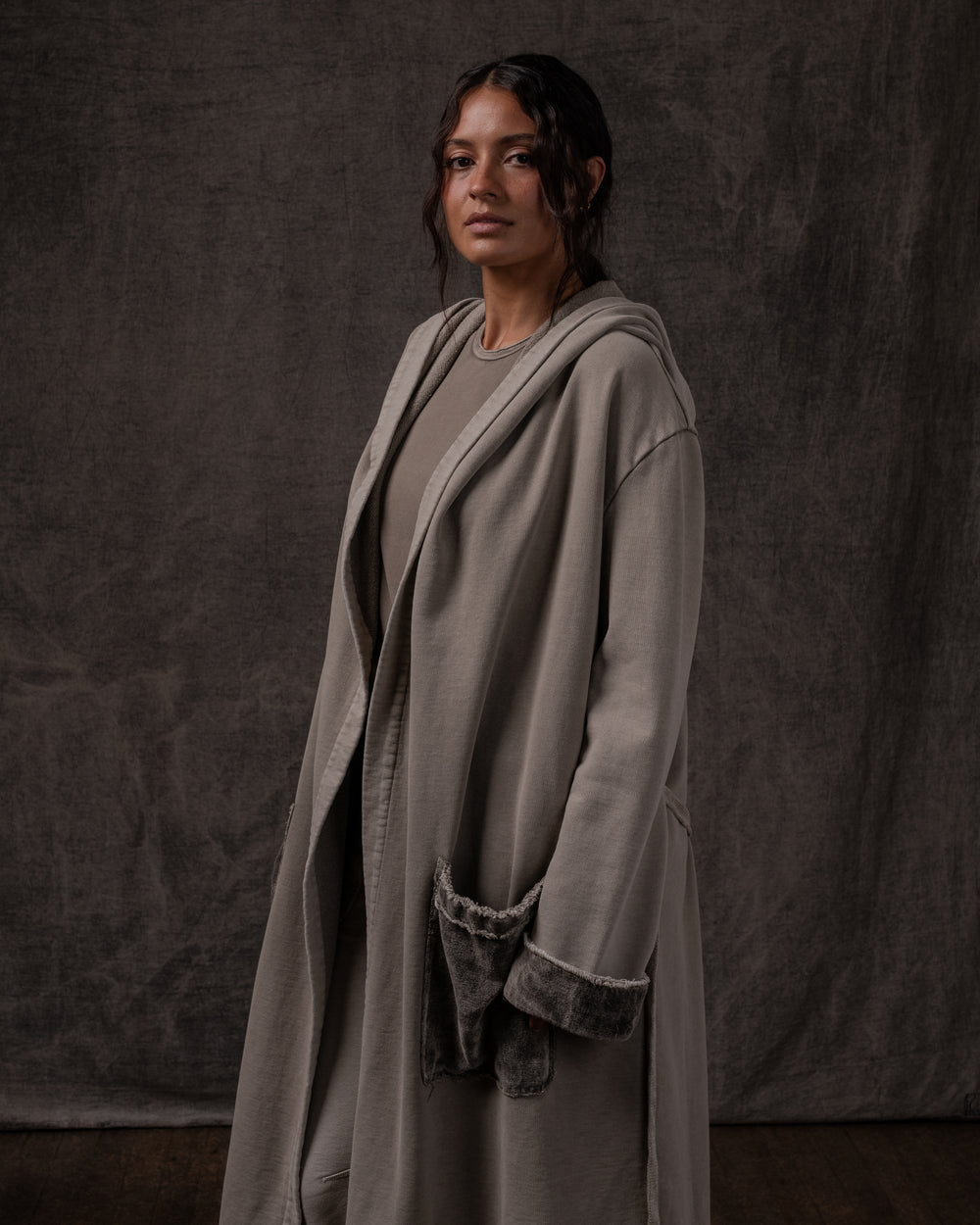 Hooded Coat Dune