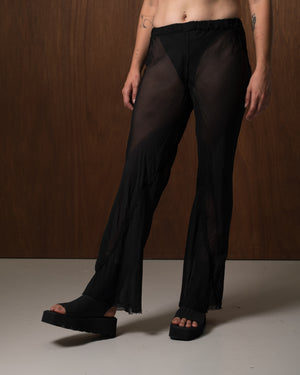 Milano Pants Silk Chiffon Black