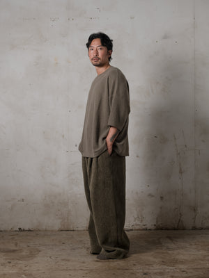 Boxy SS Cashmere Top Camo