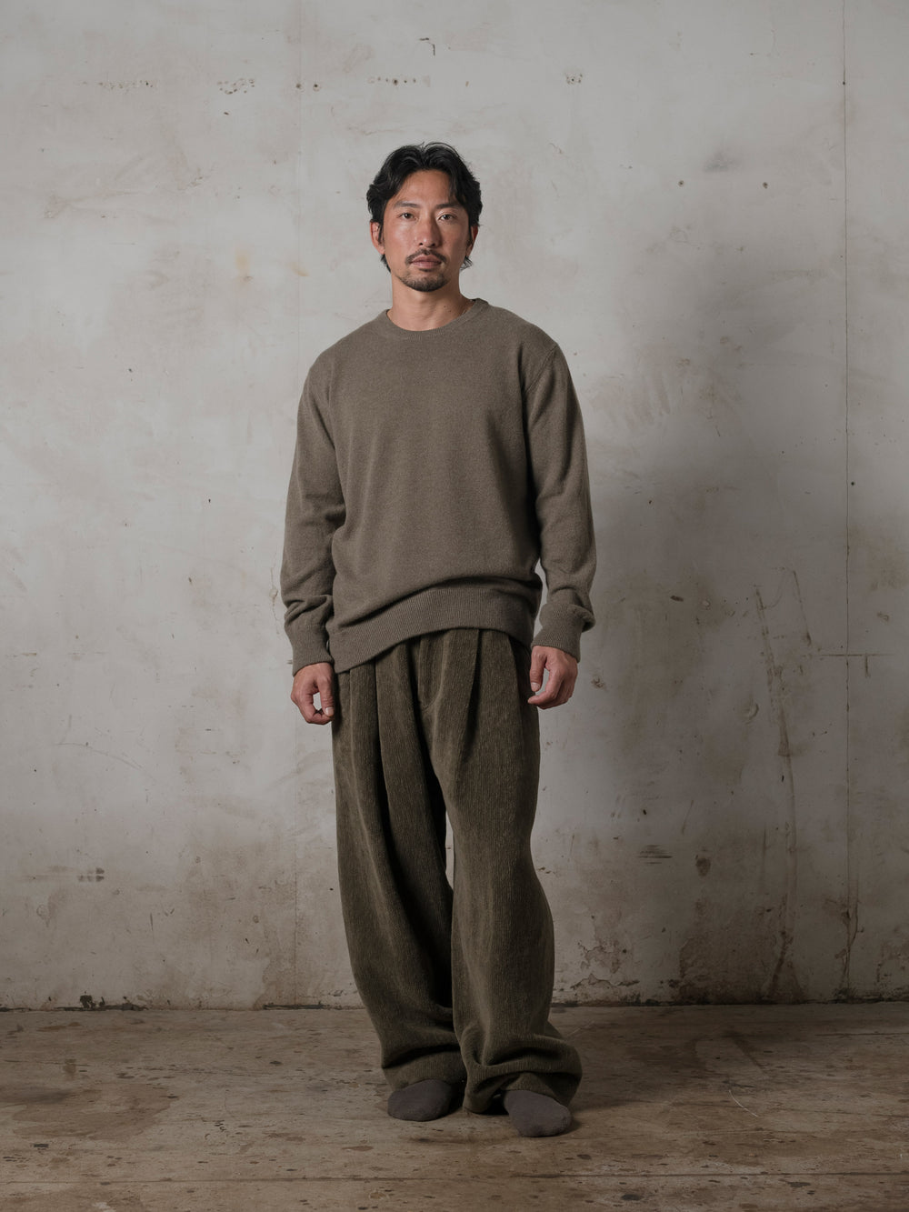 Classic Fit Cashmere Camo