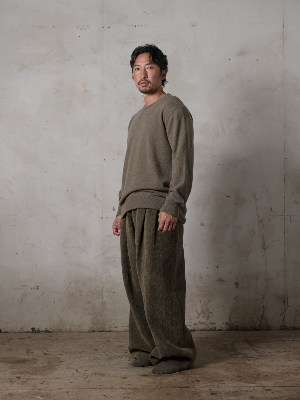 Classic Fit Cashmere Camo