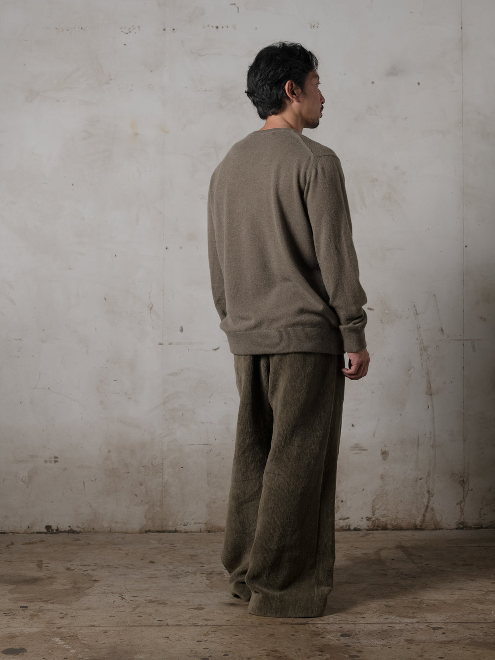 Classic Fit Cashmere Camo