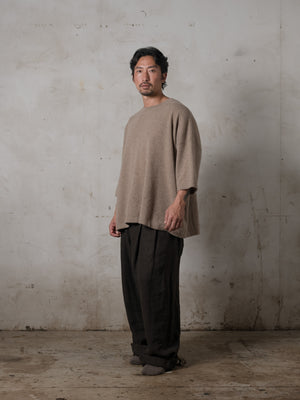 Boxy SS Cashmere Top Lhasa