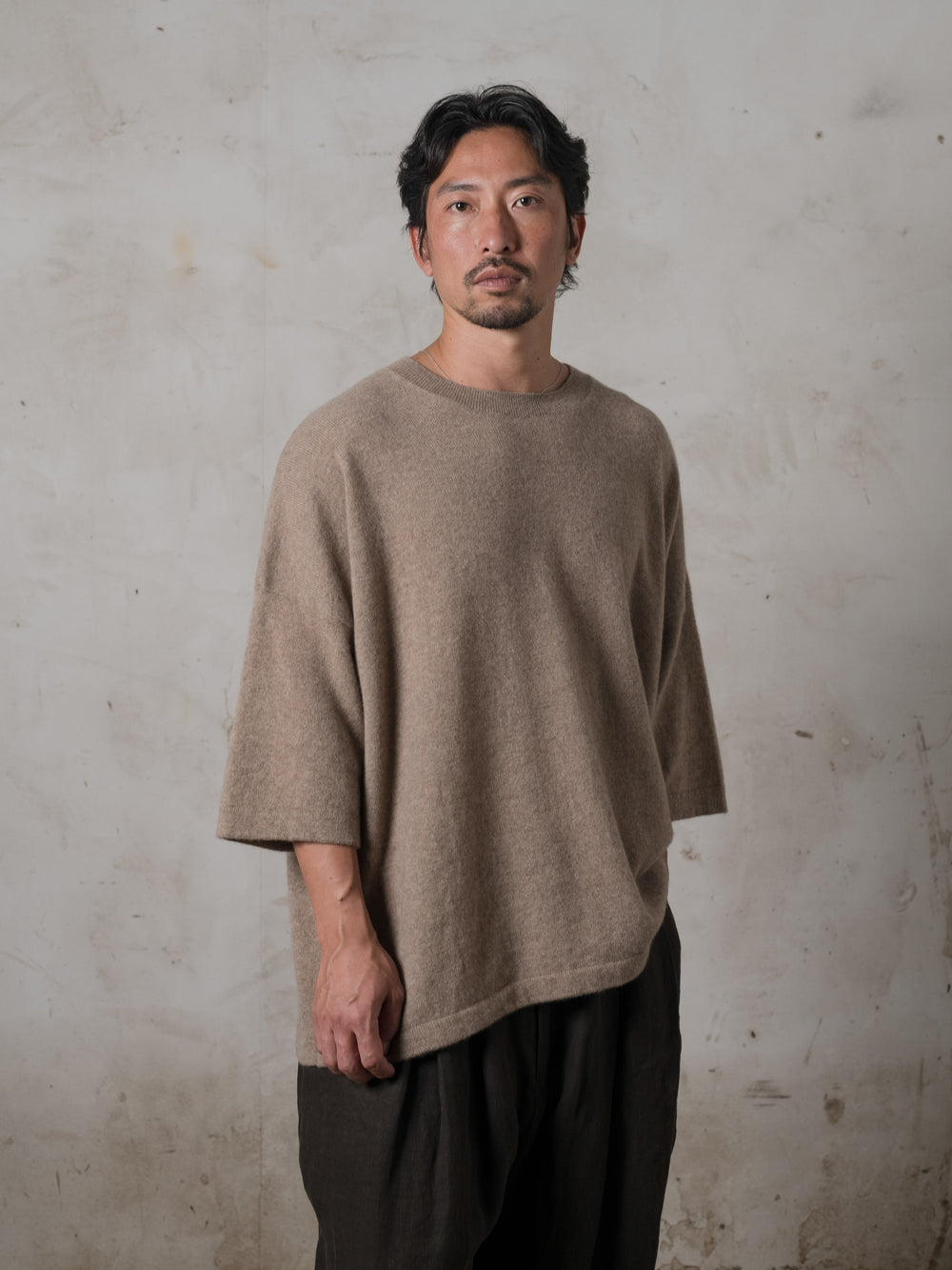 Boxy SS Cashmere Top Lhasa