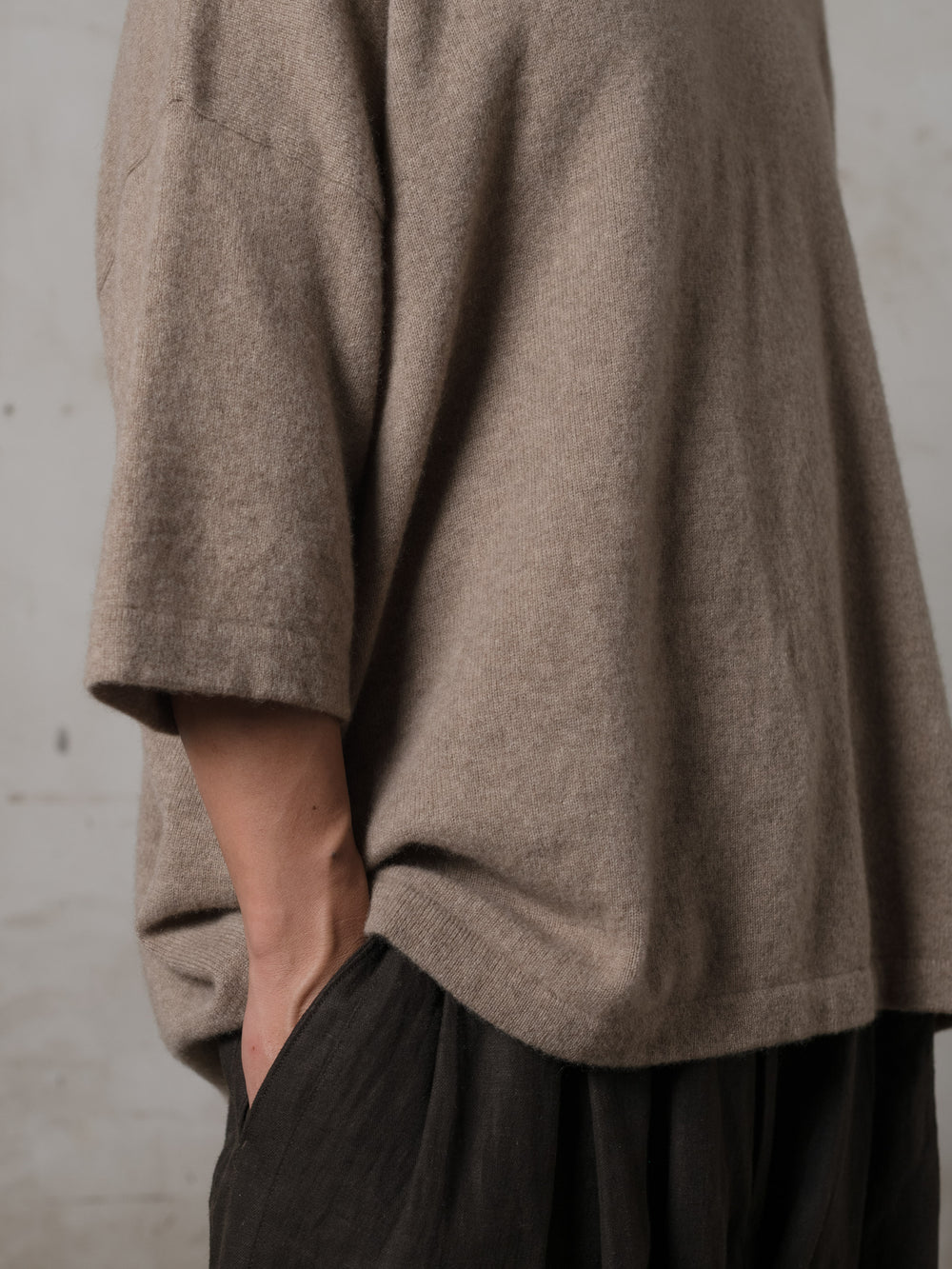 Boxy SS Cashmere Top Lhasa