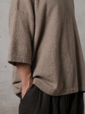 Boxy SS Cashmere Top Lhasa