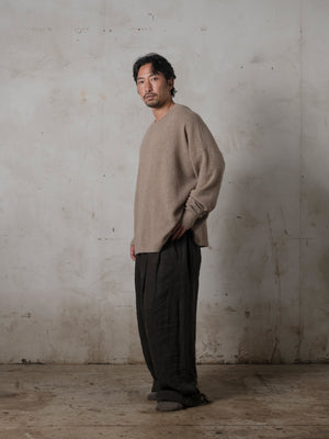 Boxy LS Cashmere Top Lhasa