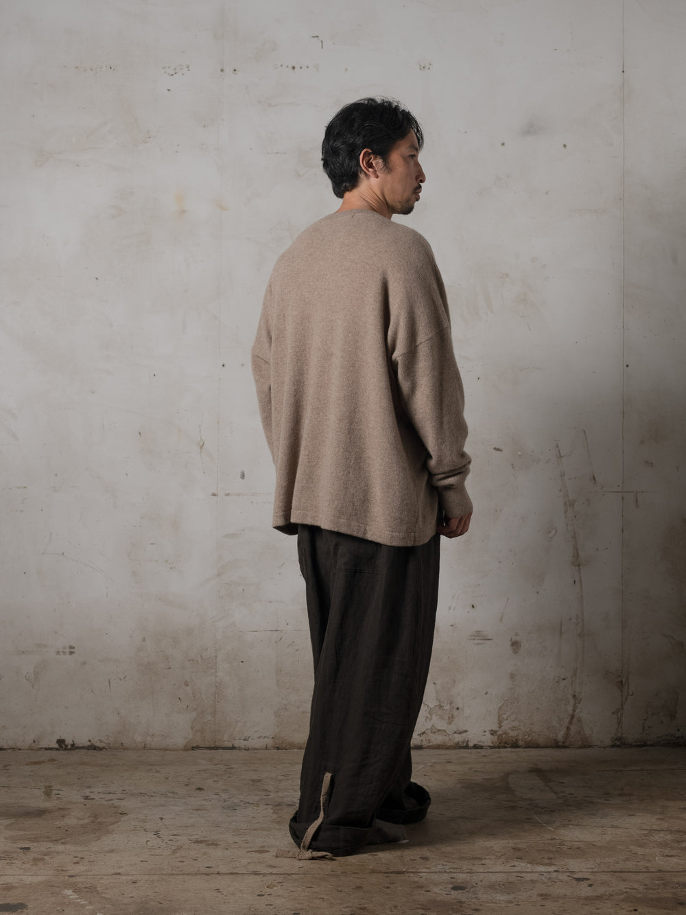 Boxy LS Cashmere Top Lhasa