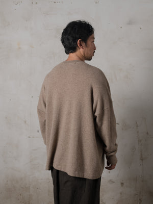 Boxy LS Cashmere Top Lhasa