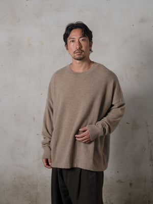 Boxy LS Cashmere Top Lhasa