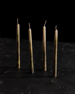 Tapered Textured Candles (Set of 4) - Ombre