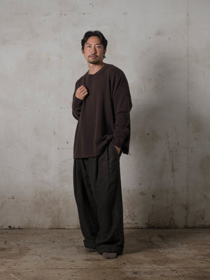 Boxy LS Cashmere Top Mocha
