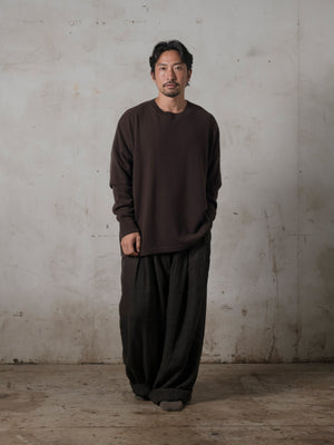 Boxy LS Cashmere Top Mocha
