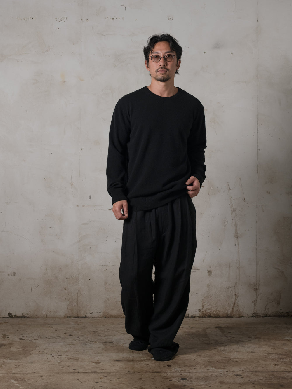 Classic Fit Cashmere Black