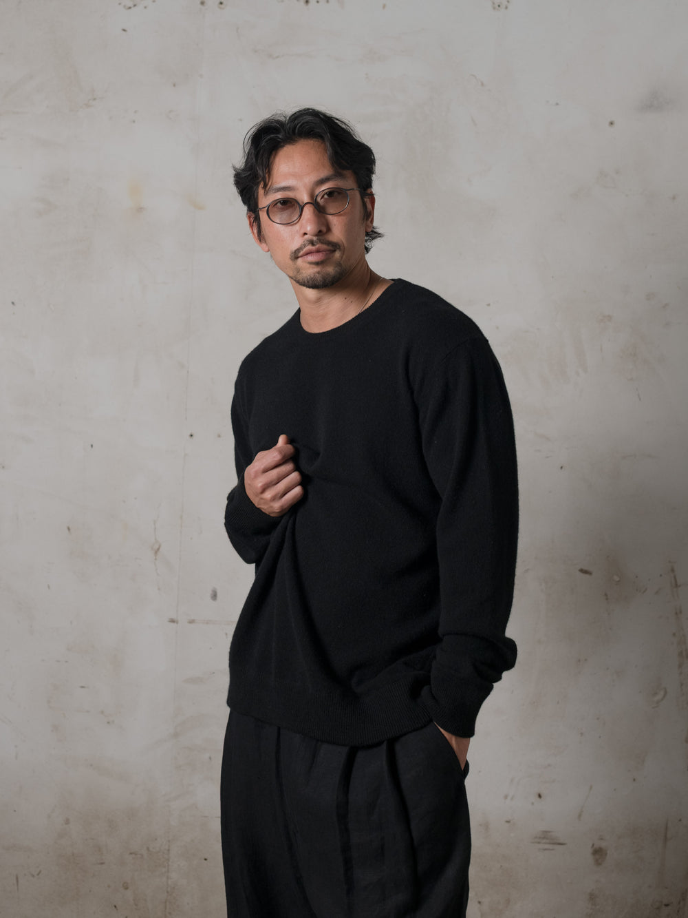 Classic Fit Cashmere Black
