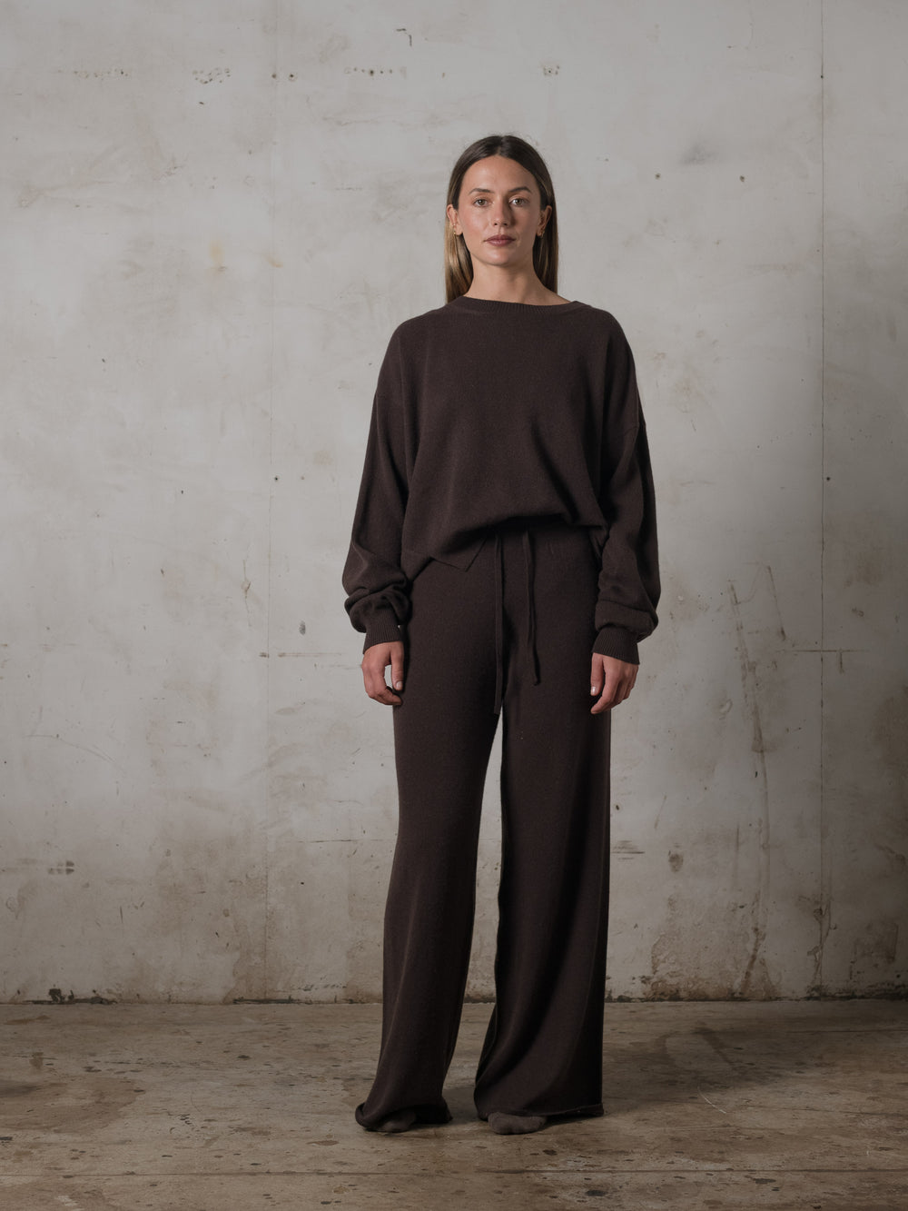Cropped Sweater Cashmere Mocha