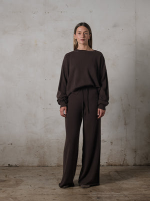 Cropped Sweater Cashmere Mocha
