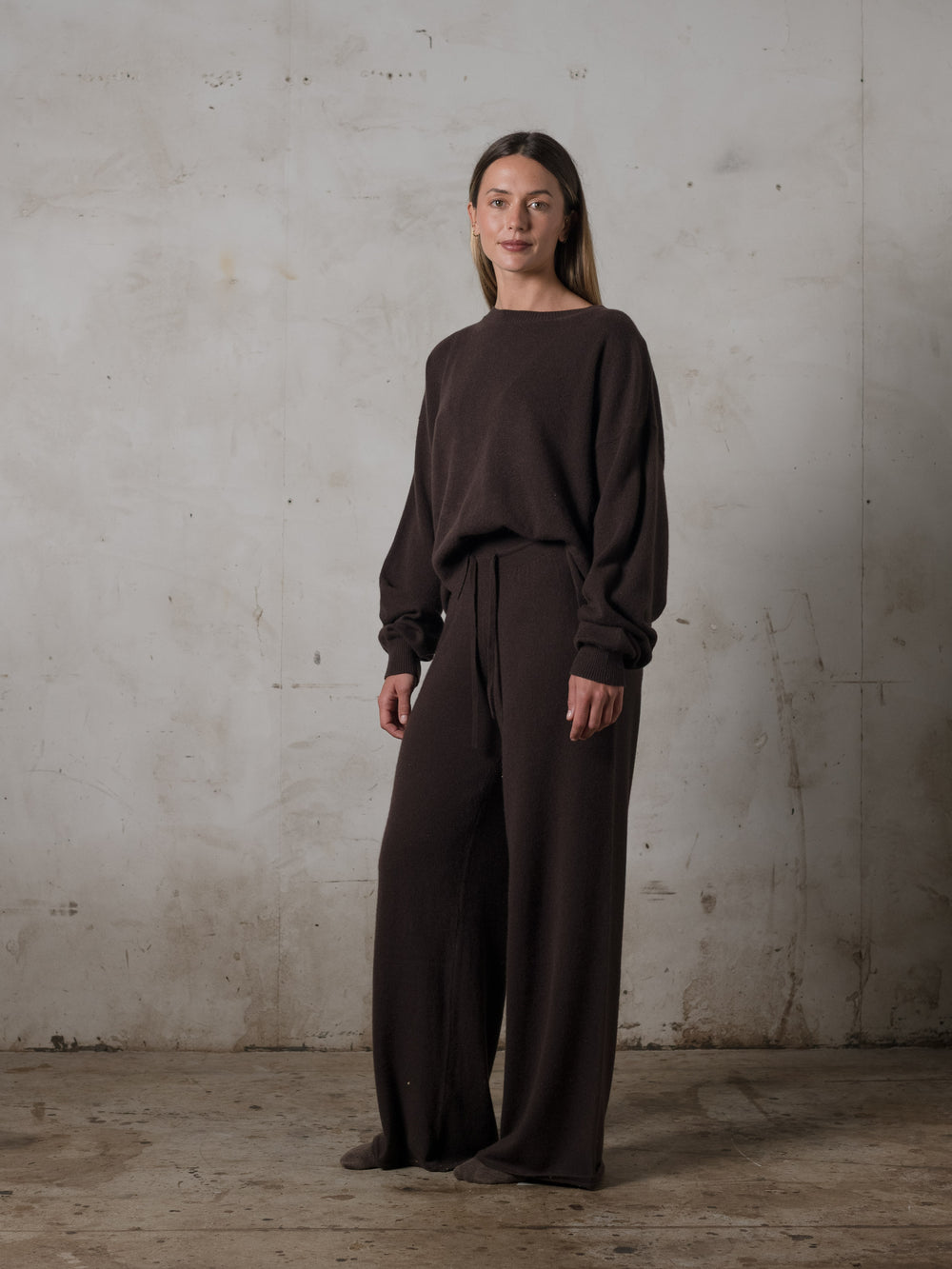 Cropped Sweater Cashmere Mocha