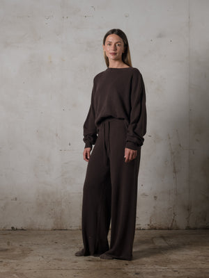 Cropped Sweater Cashmere Mocha