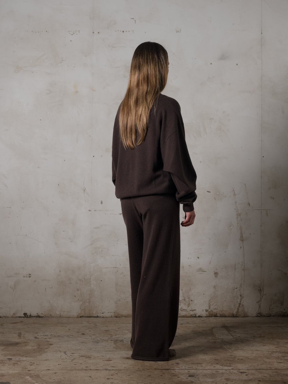 Cropped Sweater Cashmere Mocha