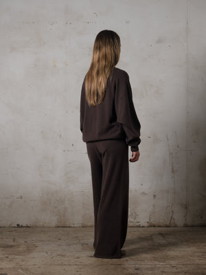 Cropped Sweater Cashmere Mocha