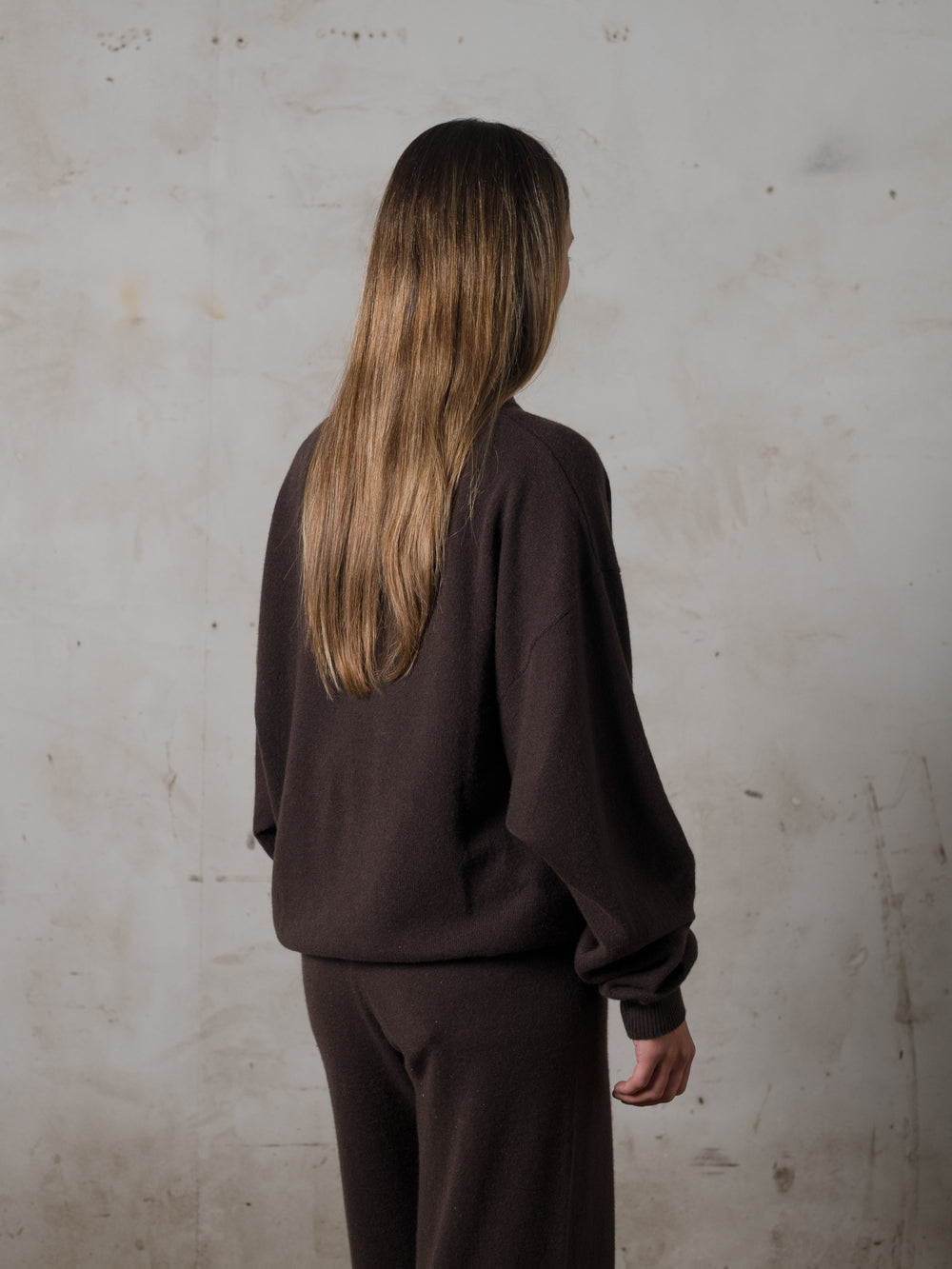 Cropped Sweater Cashmere Mocha