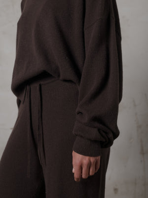 Cropped Sweater Cashmere Mocha
