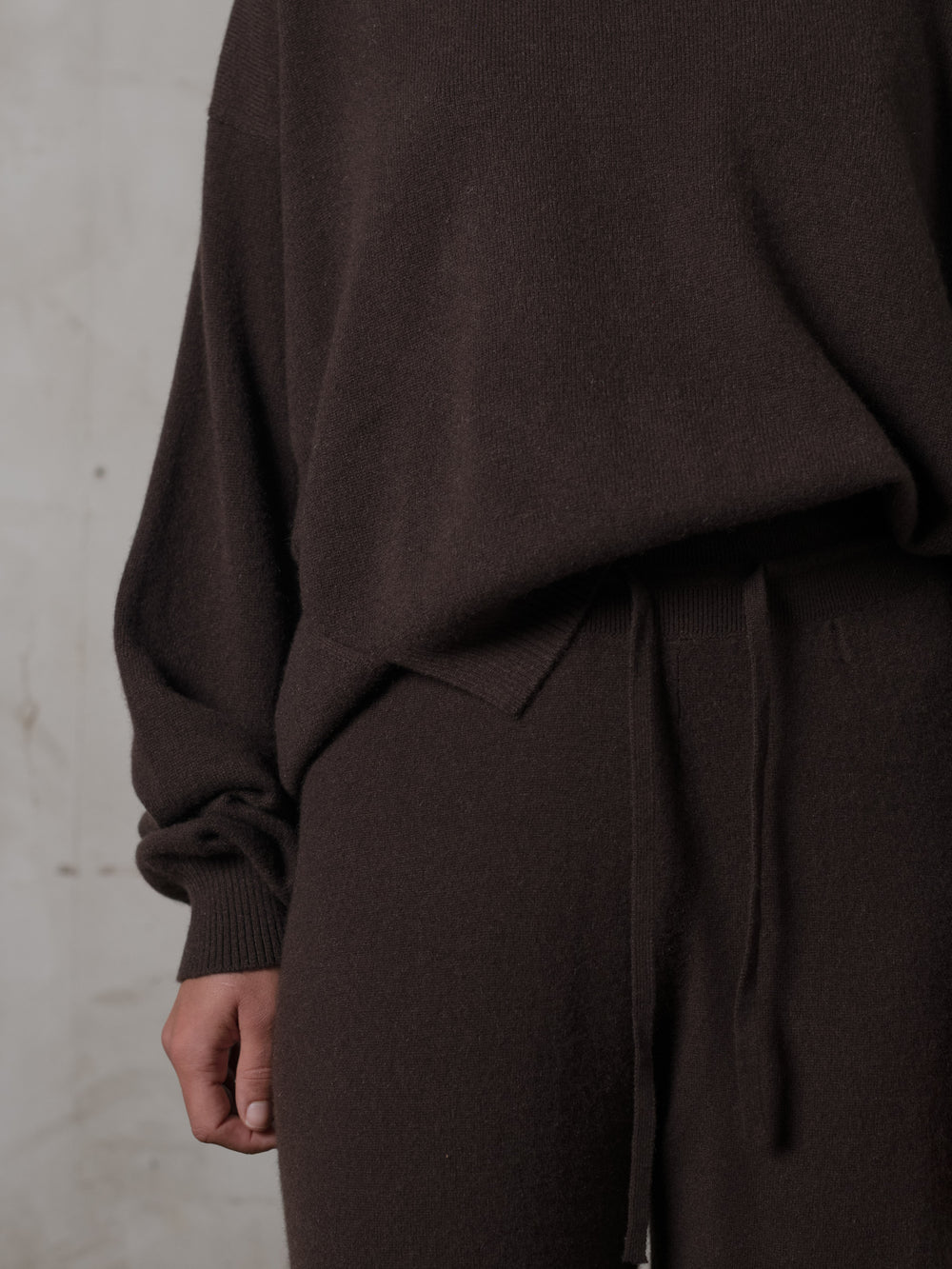Cropped Sweater Cashmere Mocha