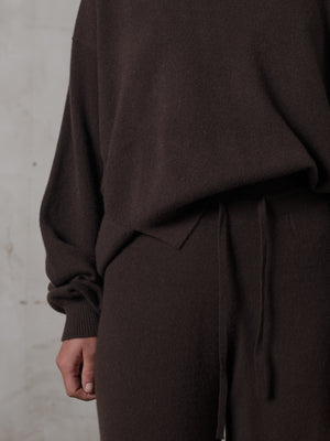 Cropped Sweater Cashmere Mocha