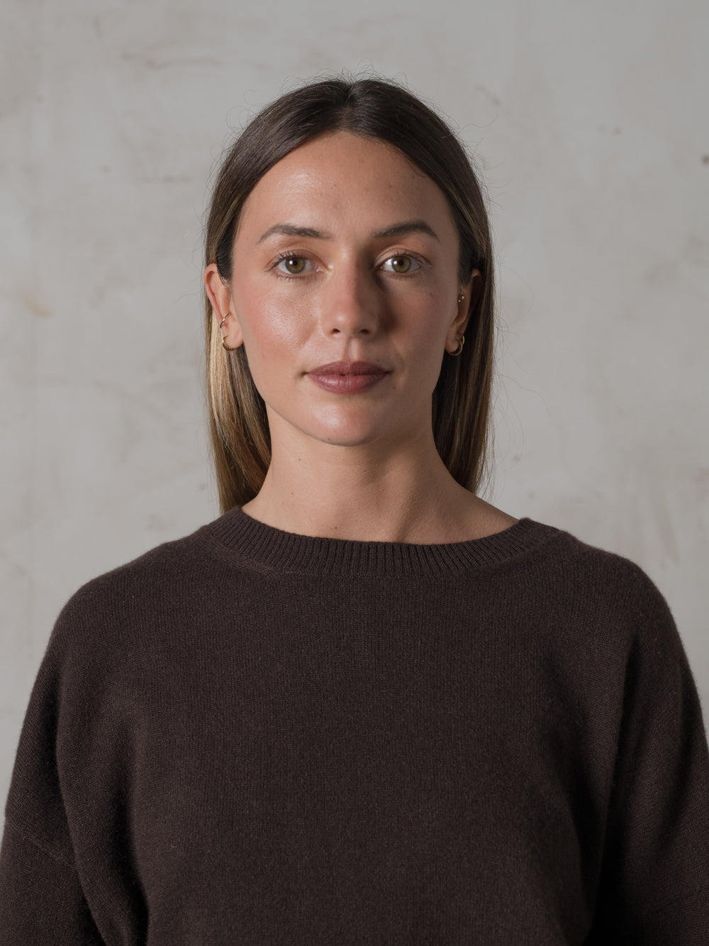 Cropped Sweater Cashmere Mocha