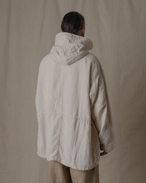 Unisex Hoodie Washi Linen in Beige
