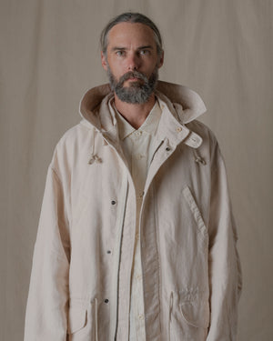 Unisex Hoodie Washi Linen in Beige