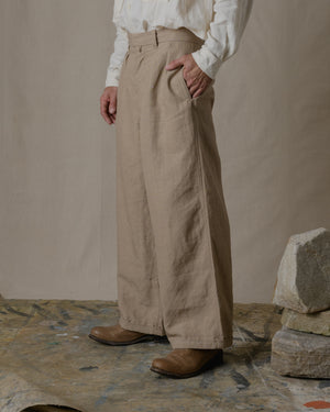 S2 Pants Linen in Beige