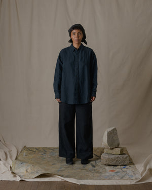 Unisex Daily Shirt Hemp in Black