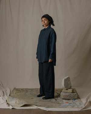 Unisex Daily Shirt Hemp in Black