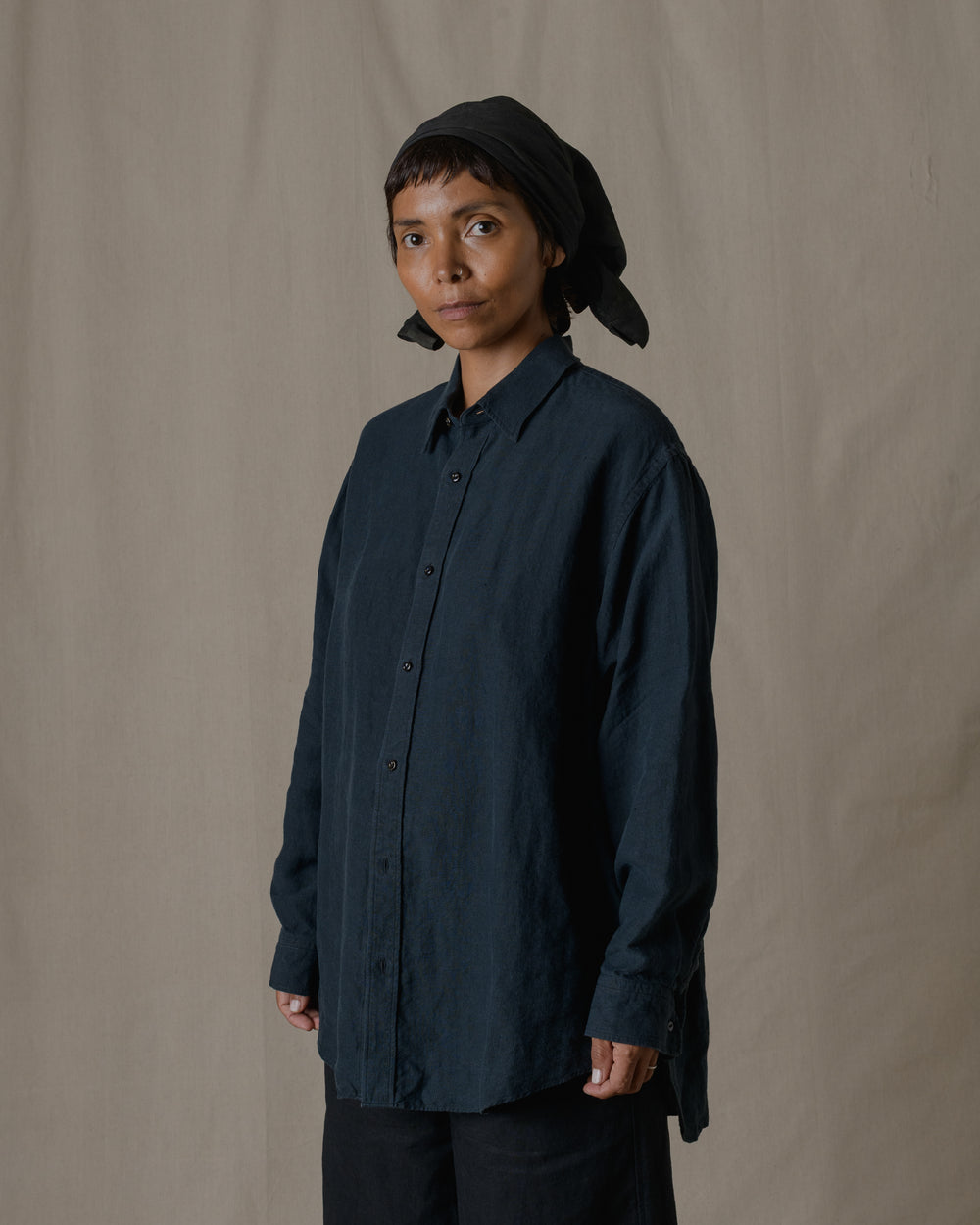 Unisex Daily Shirt Hemp in Black