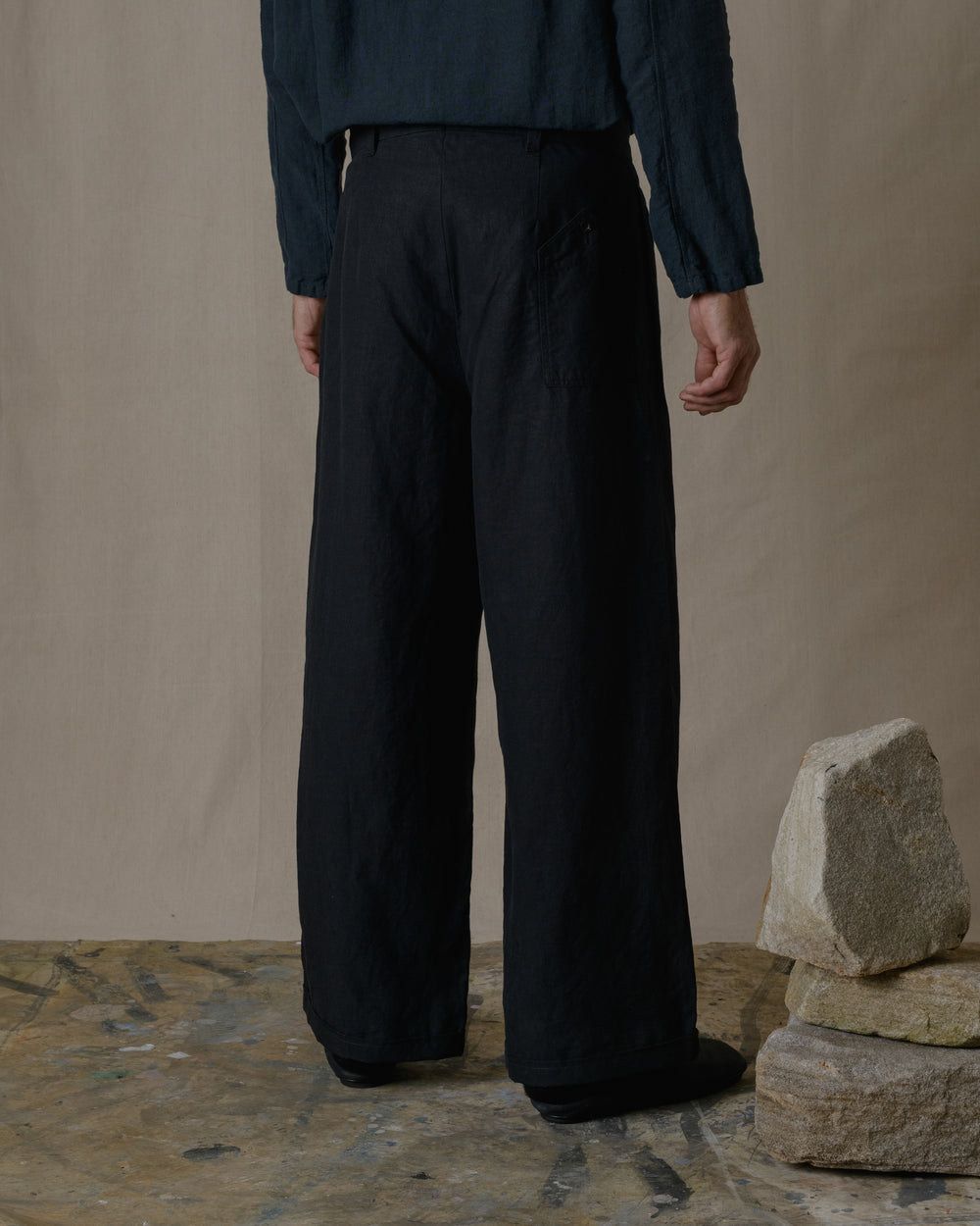 S2 Pants Linen in Black