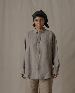 Unisex Daily Shirt Hemp in Beige
