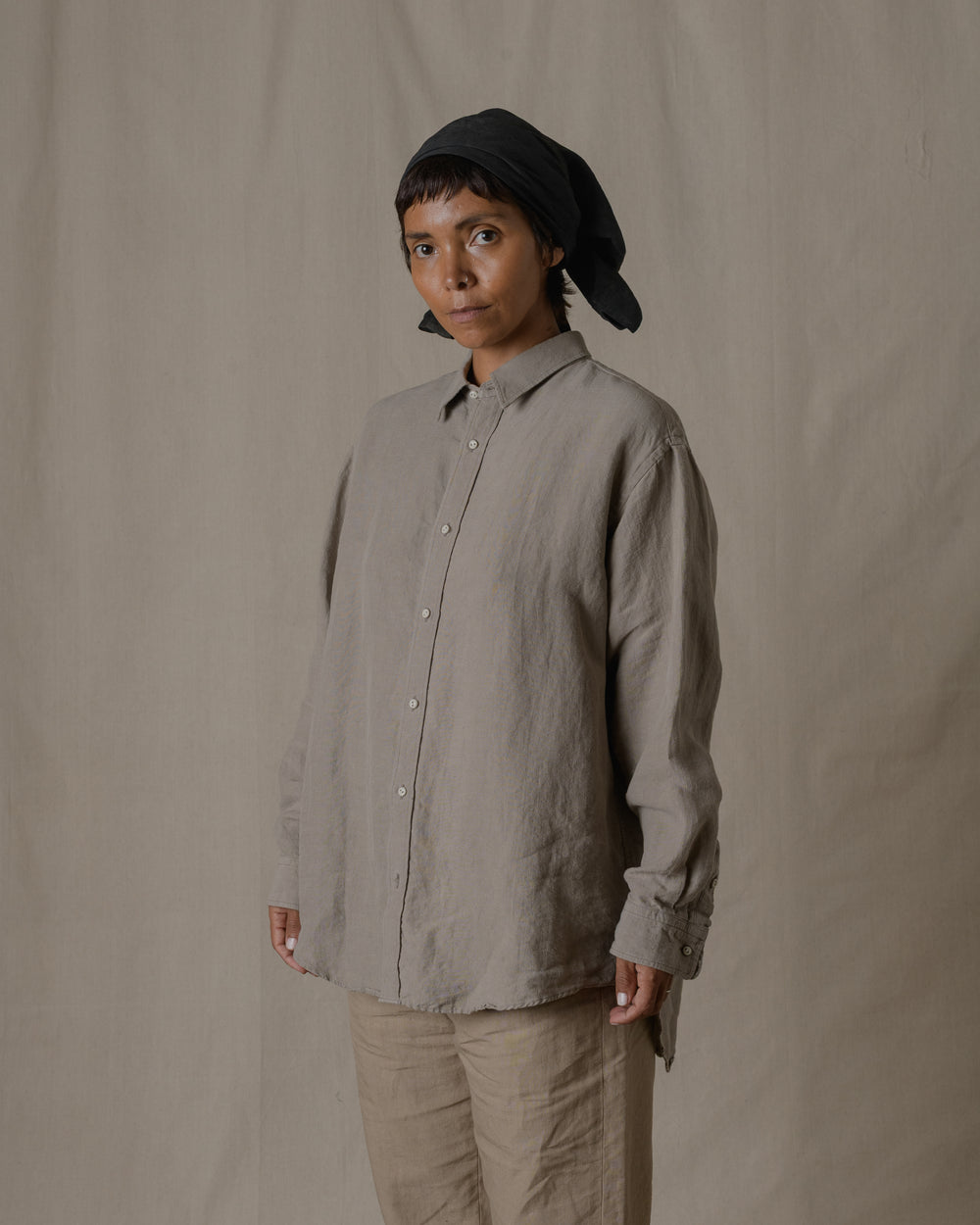 Unisex Daily Shirt Hemp in Beige