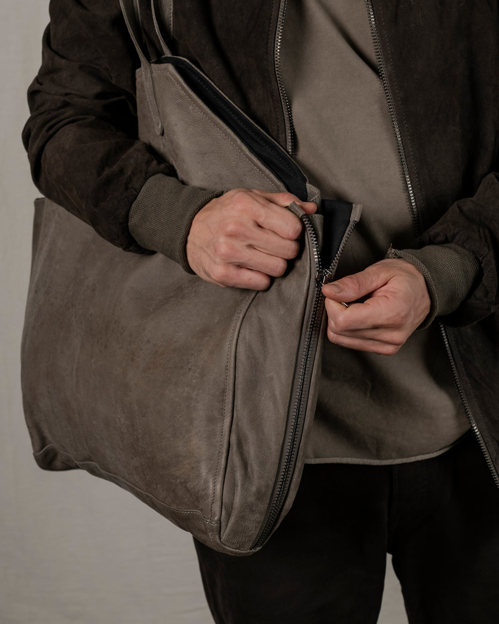 Leather Tote Bag Aneto