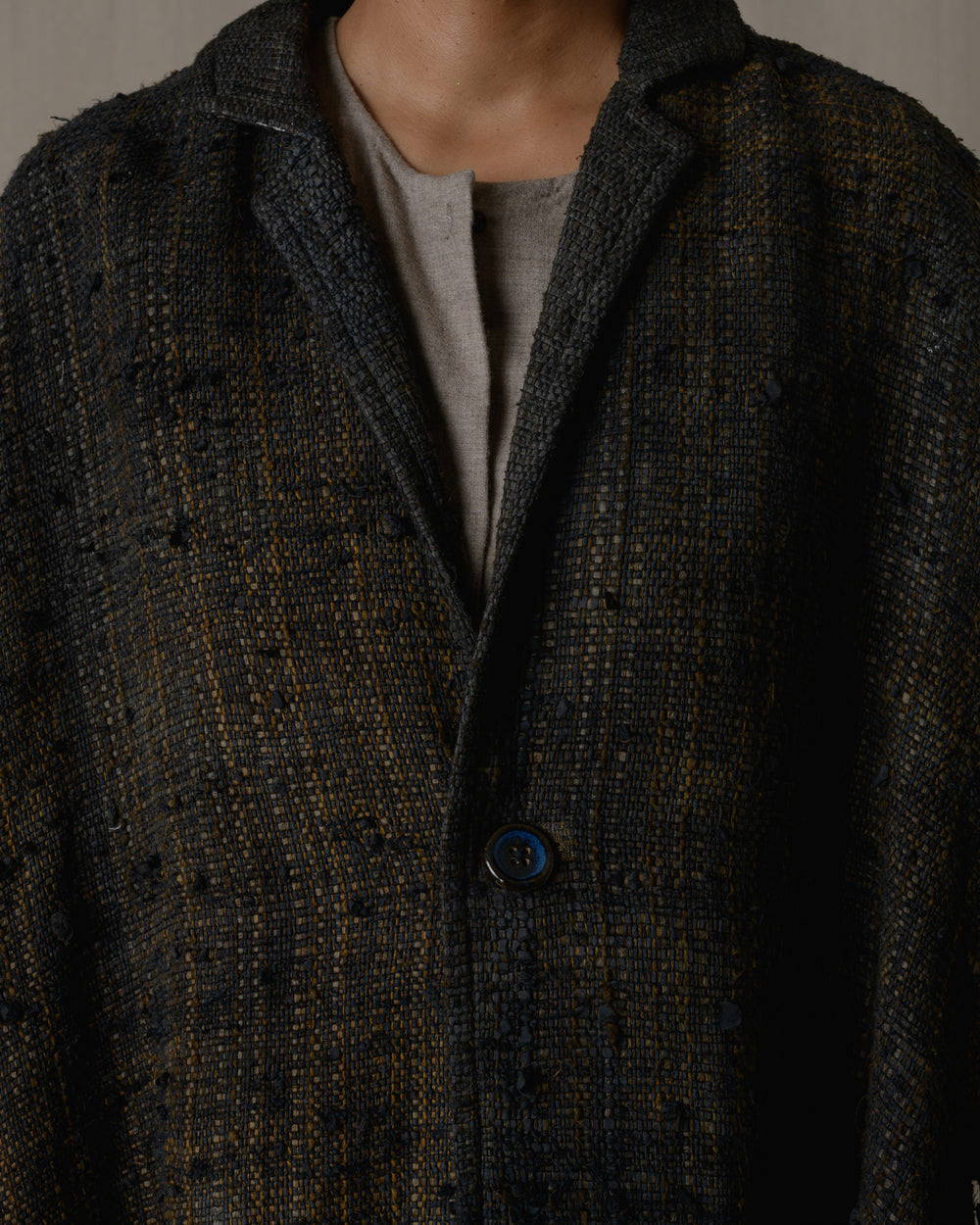 A-line Over Coat in Ash Glaze