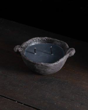 Black Earth Intention w/ Handles 2 Wick - Hera