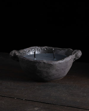 Black Earth Intention w/ Handles 2 Wick - Hera