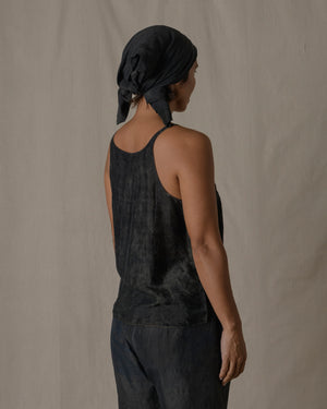 Relax Pants Khadi Silk in Ash Glaze