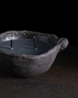 Black Earth Intention w/ Handles 2 Wick - Hera