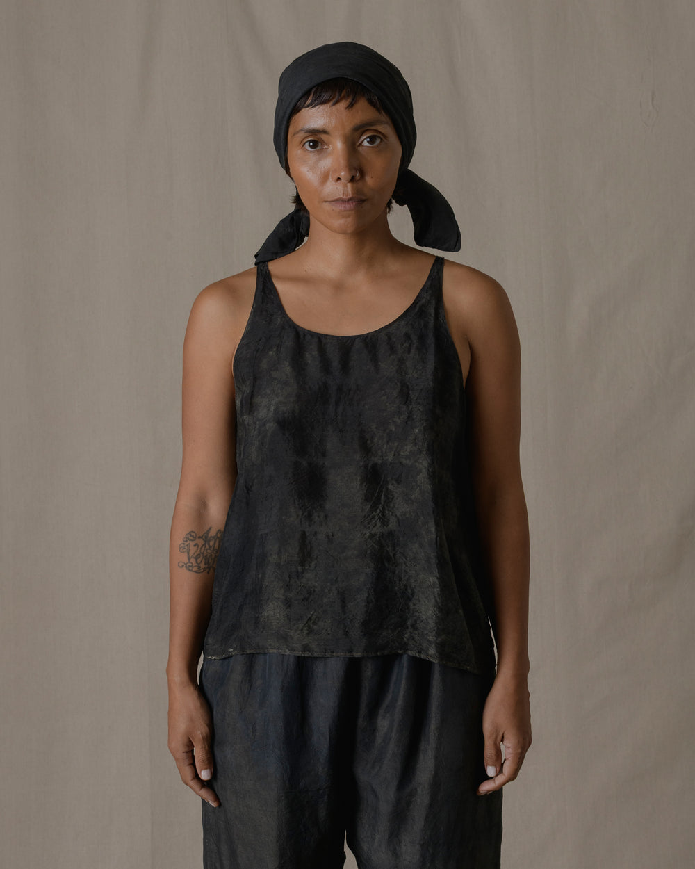 Camisole Khadi Silk - Ash Glaze