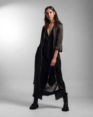 Daniela Diagonals Baguette Black / Grey